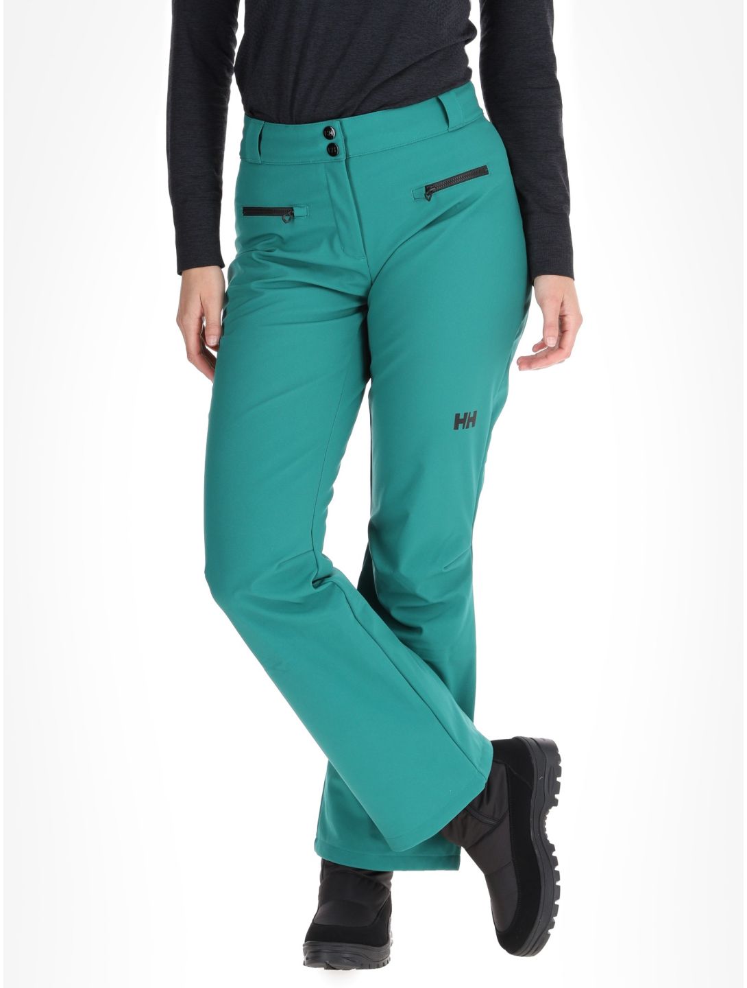 Helly Hansen, W Bellissimo 2 spodnie softshell kobiety Emerald zielony 