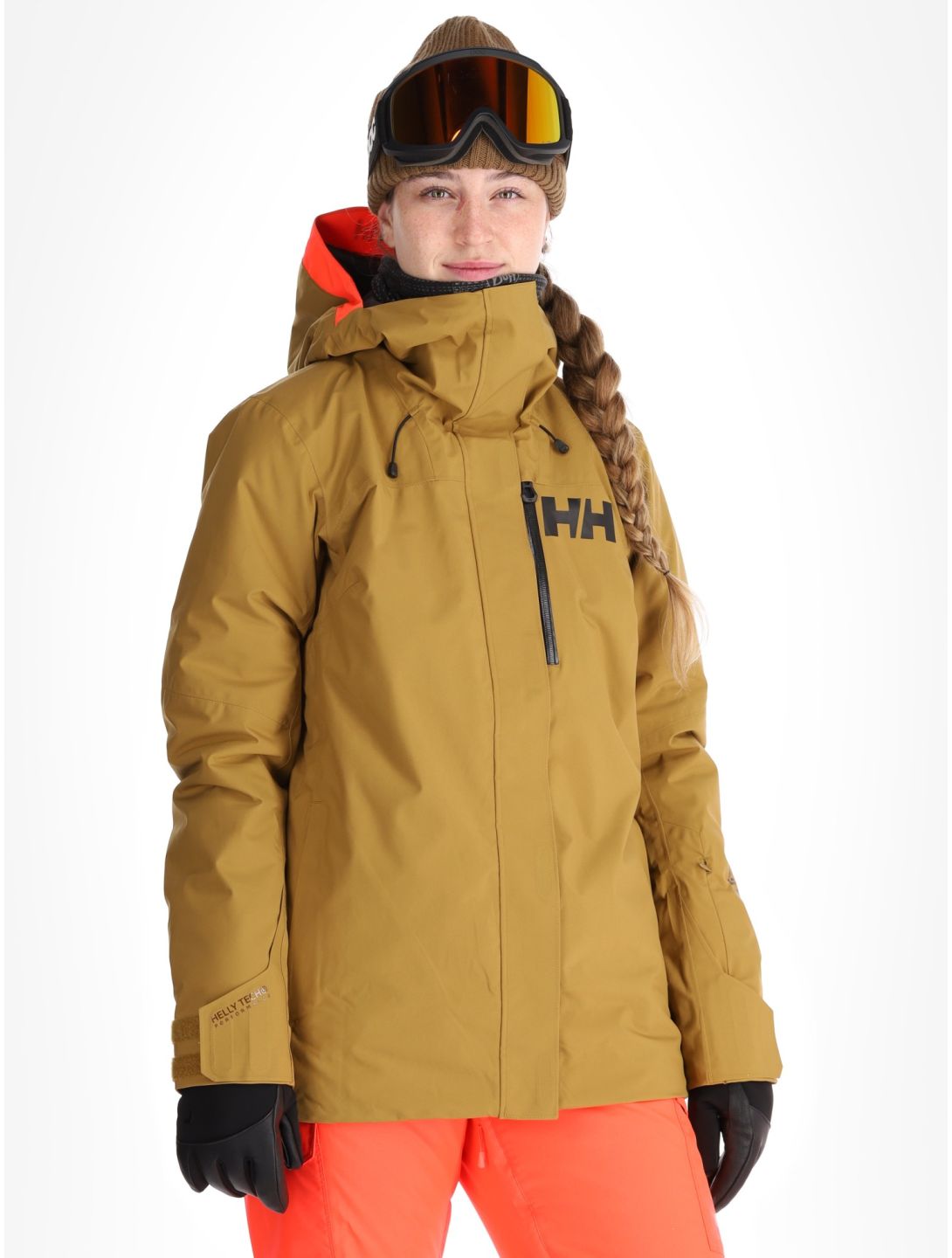 Helly Hansen, W Powshot kurtka narciarska kobiety Lynx żółty 