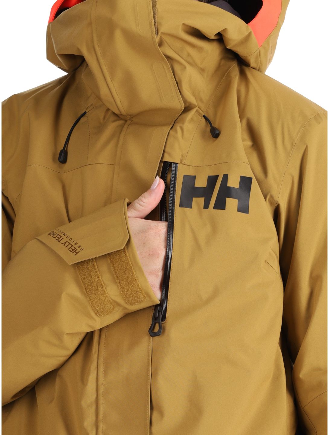 Helly Hansen, W Powshot kurtka narciarska kobiety Lynx żółty 