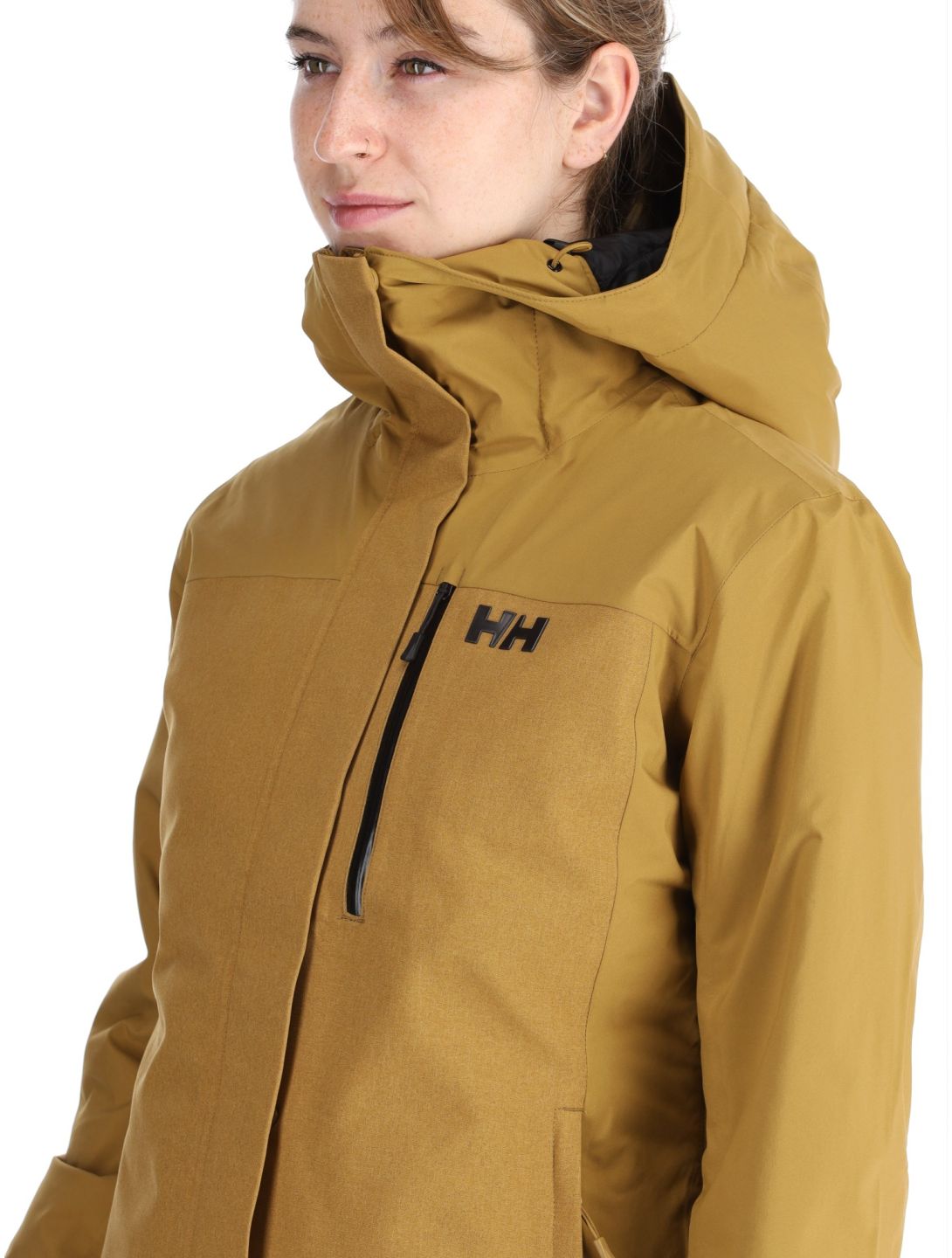 Helly Hansen, W Snowplay Long Insulated kurtka narciarska kobiety Lynx żółty 