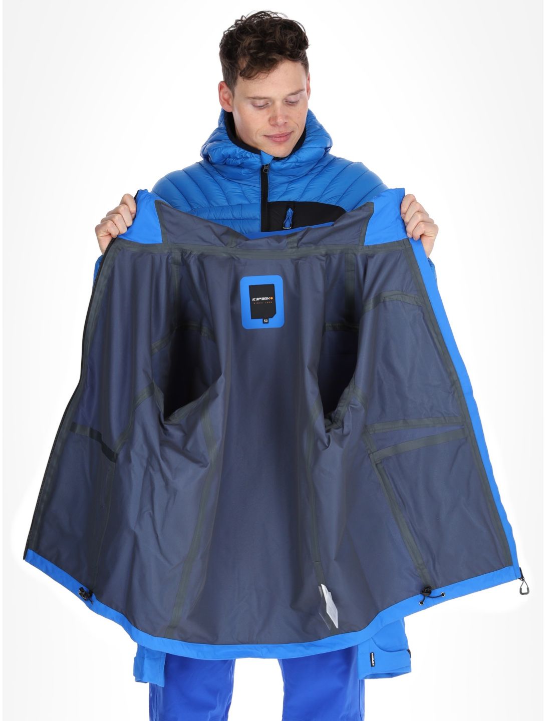 Icepeak, Decatur kurtka hardshell mężczyźni Blue niebieski 