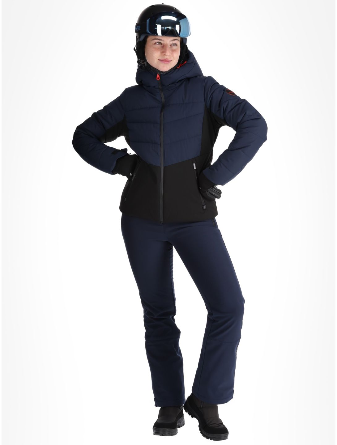 Icepeak, Electra kurtka narciarska kobiety Dark Blue niebieski 