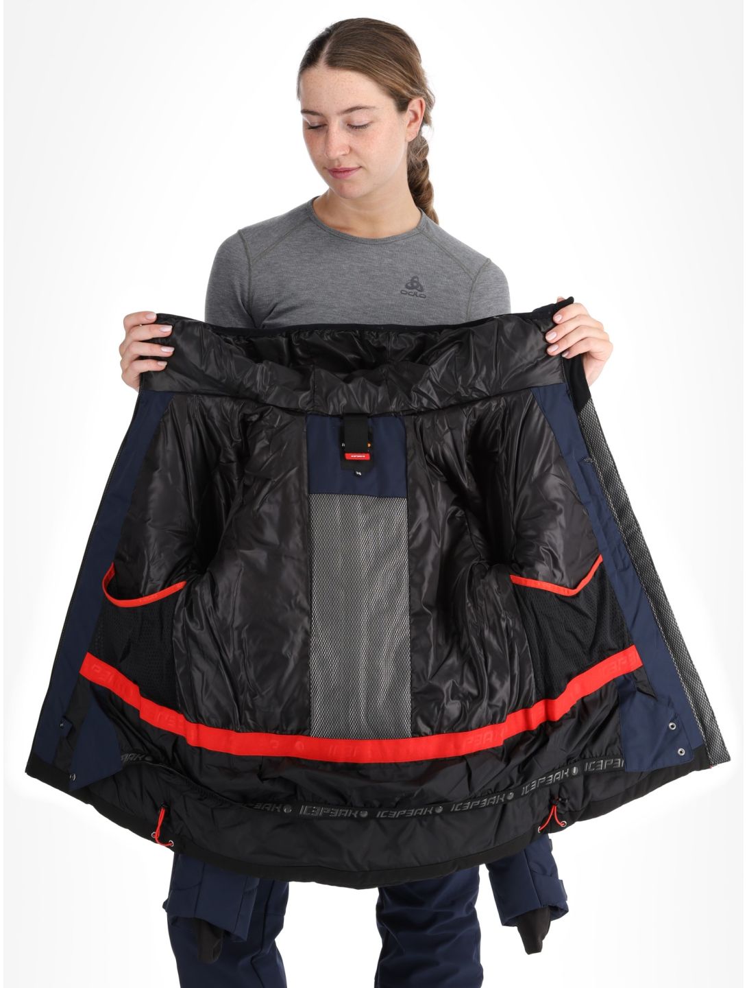 Icepeak, Electra kurtka narciarska kobiety Dark Blue niebieski 