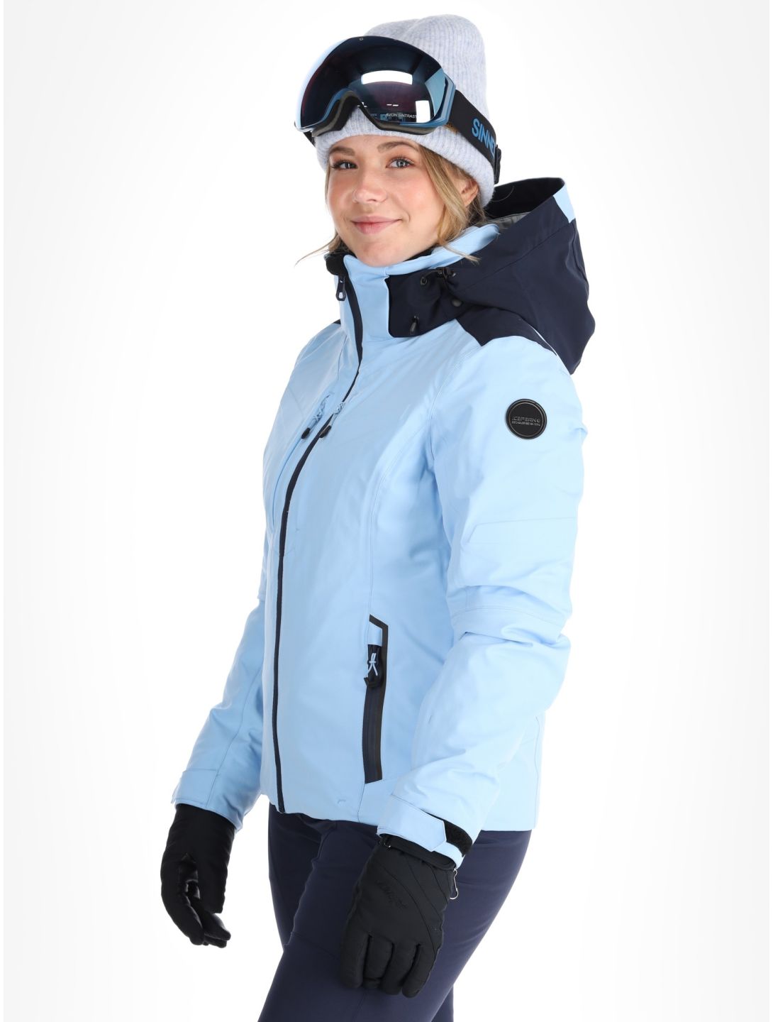 Icepeak, Fayette kurtka narciarska kobiety Light Blue niebieski 