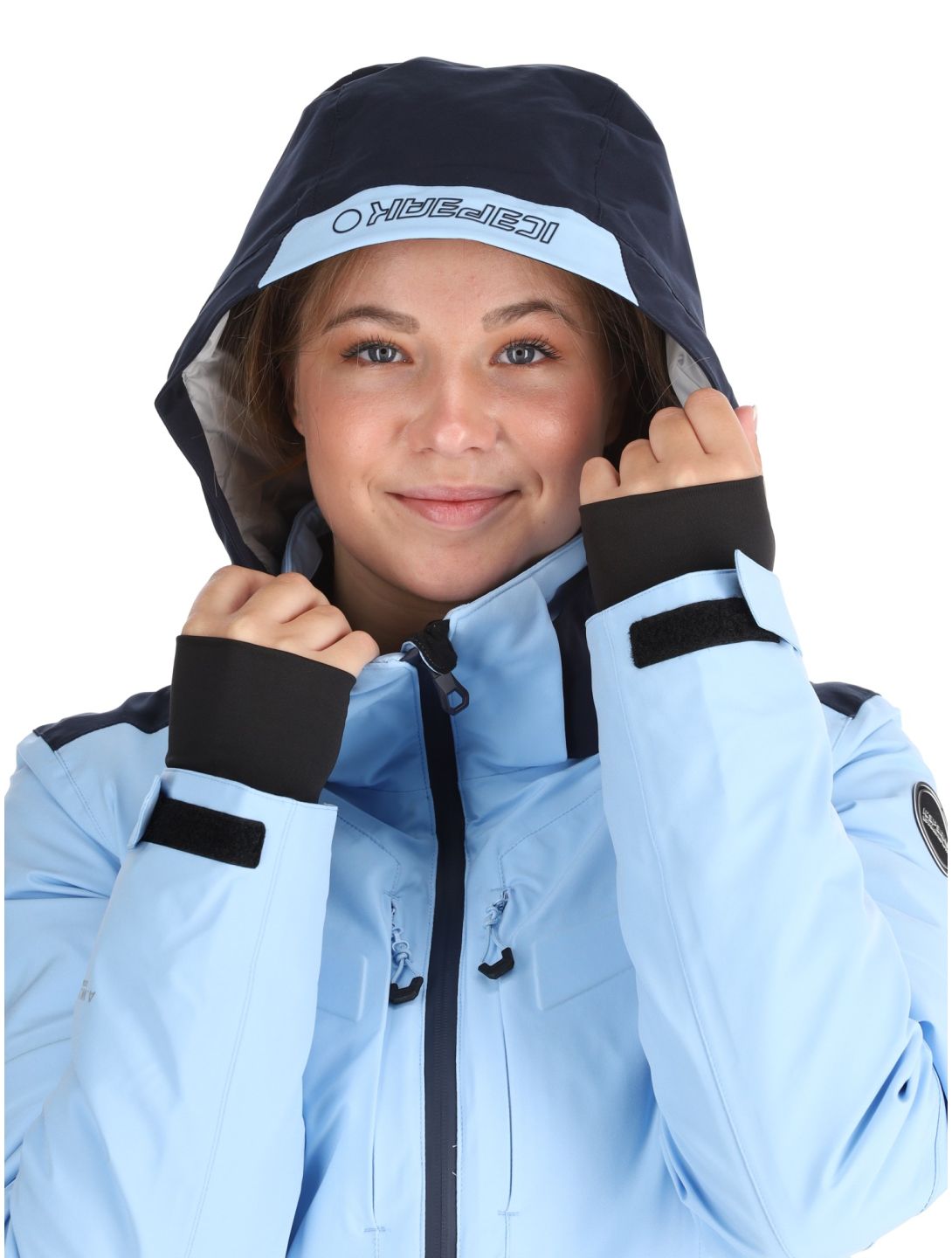 Icepeak, Fayette kurtka narciarska kobiety Light Blue niebieski 