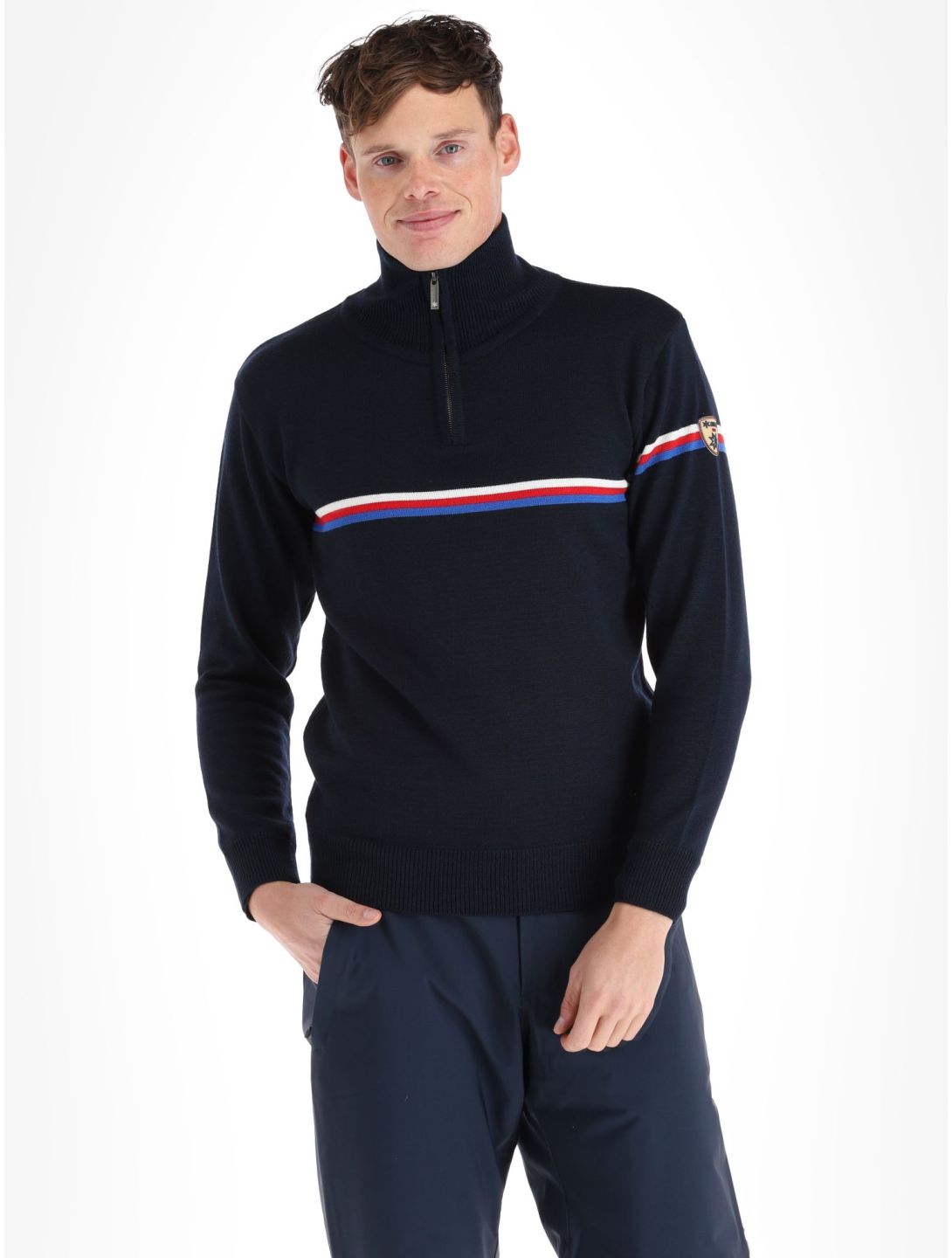 Kama, Merino sweater 4056 sweter mężczyźni Navy niebieski 