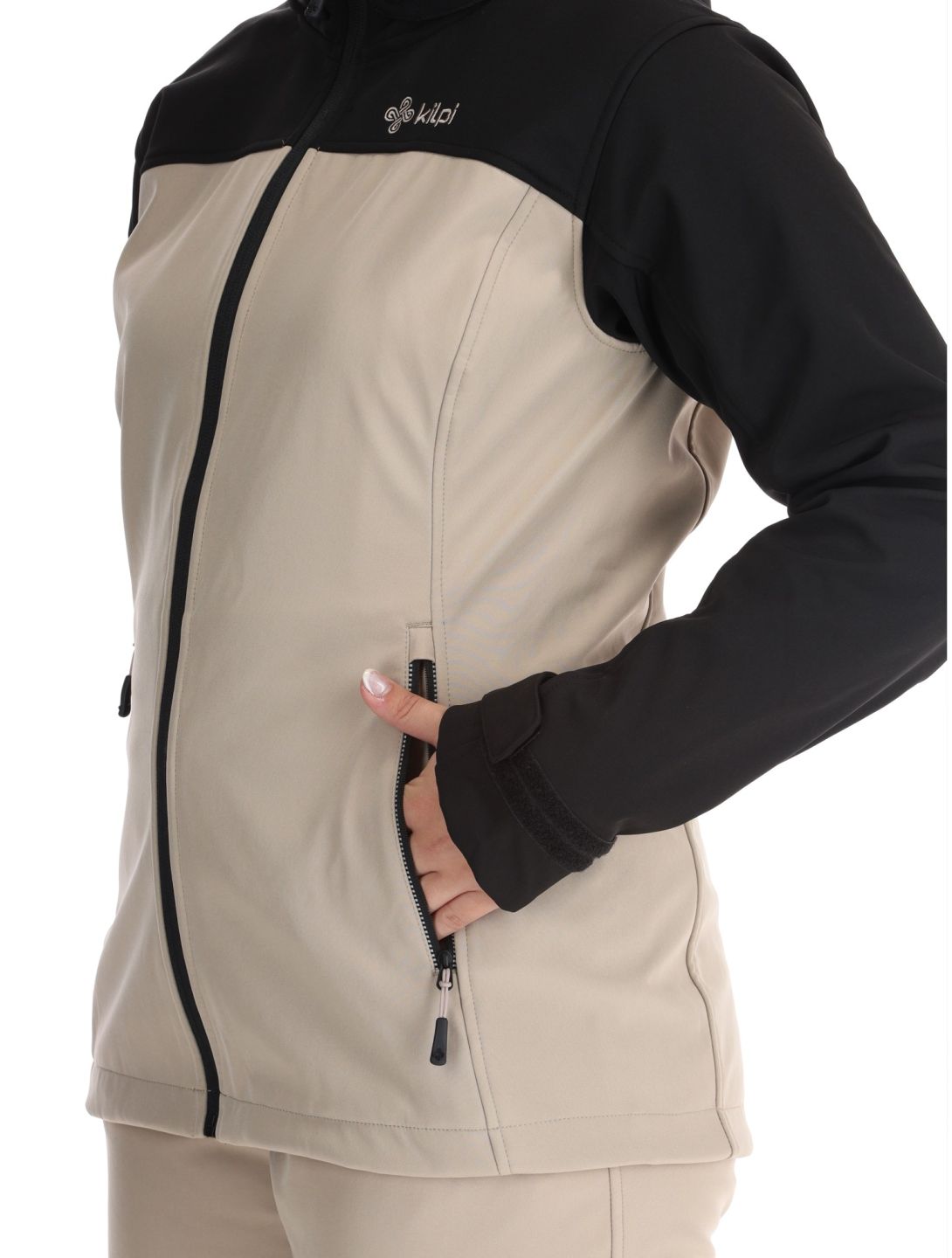 Kilpi, Ravia kurtka softshell kobiety Beige beżowy, czarny 