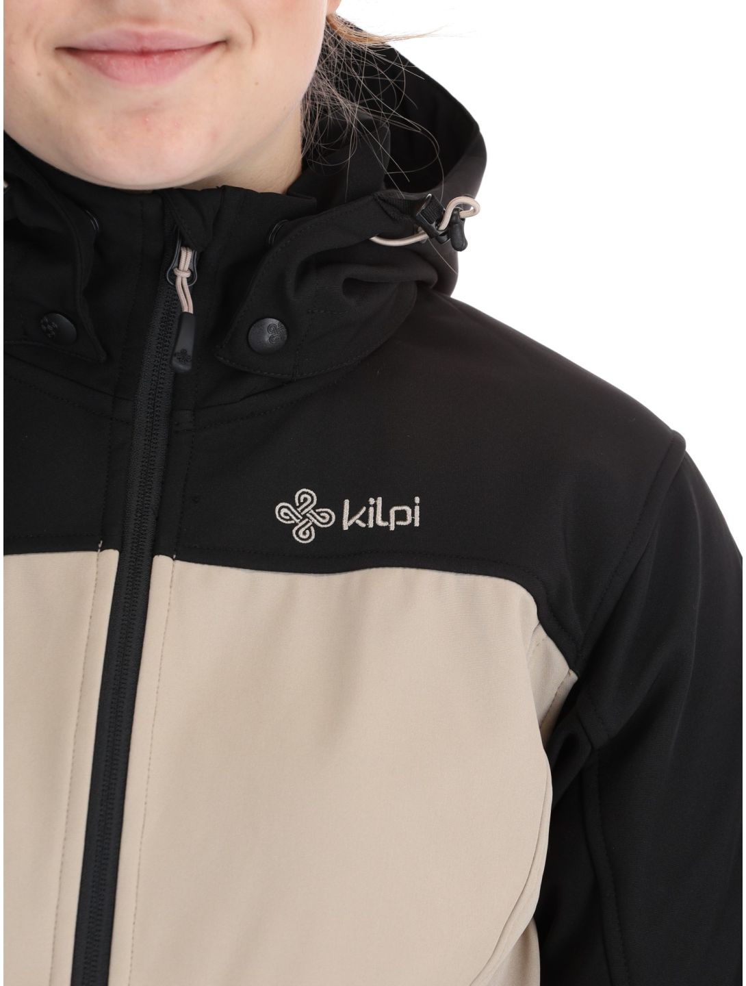 Kilpi, Ravia kurtka softshell kobiety Beige beżowy, czarny 