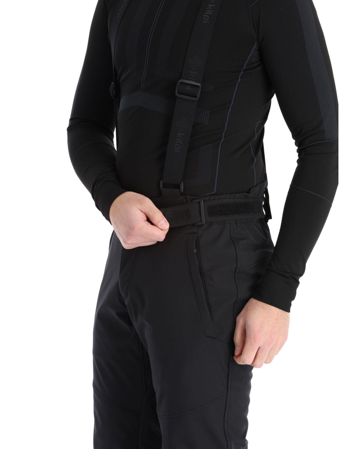 Kilpi, Rhea-m spodnie softshell duże rozmiary mężczyźni Black czarny 