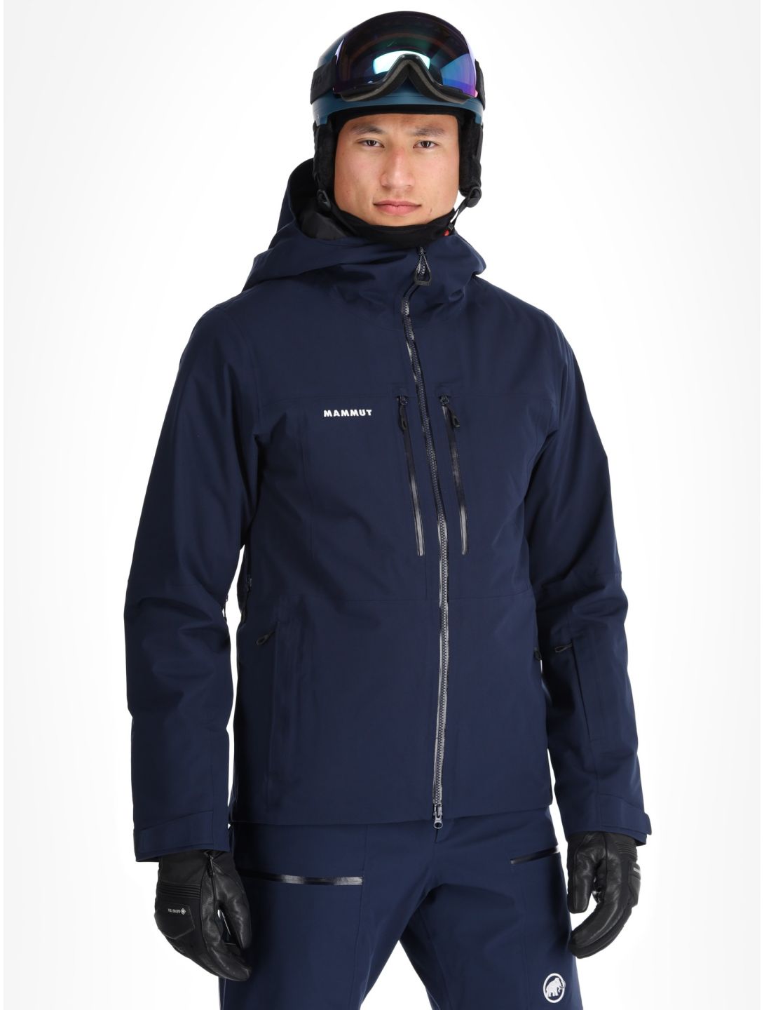 Mammut, Stoney HS Thermo Hooded kurtka narciarska mężczyźni Marine niebieski 