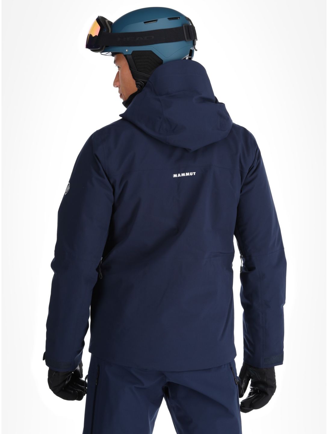 Mammut, Stoney HS Thermo Hooded kurtka narciarska mężczyźni Marine niebieski 