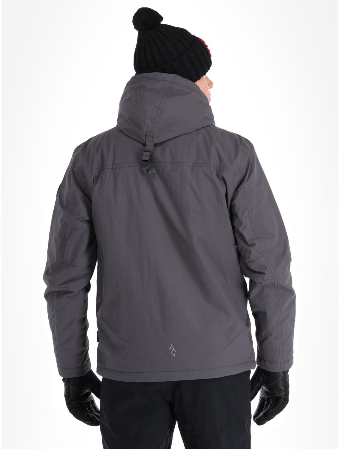 Napapijri, Rainforest Open Winter kurtka narciarska mężczyźni Dark Grey Solid szary 