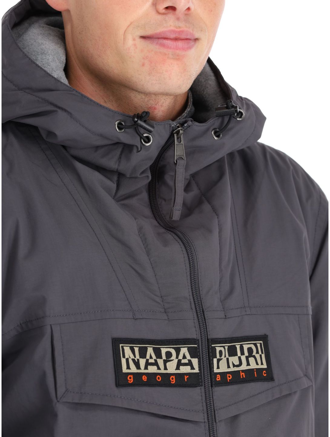 Napapijri, Rainforest Open Winter kurtka narciarska mężczyźni Dark Grey Solid szary 