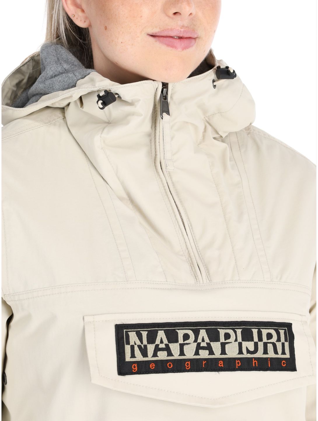 Napapijri, Rainforest W Winter 5 kurtka anorak kobiety Beige Silver beżowy 