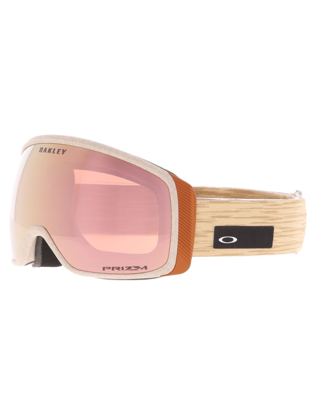 Oakley, Flight Tracker M gogle unisex Curry Stone - Prizm Snow Rose Gold Iridium czerwony 