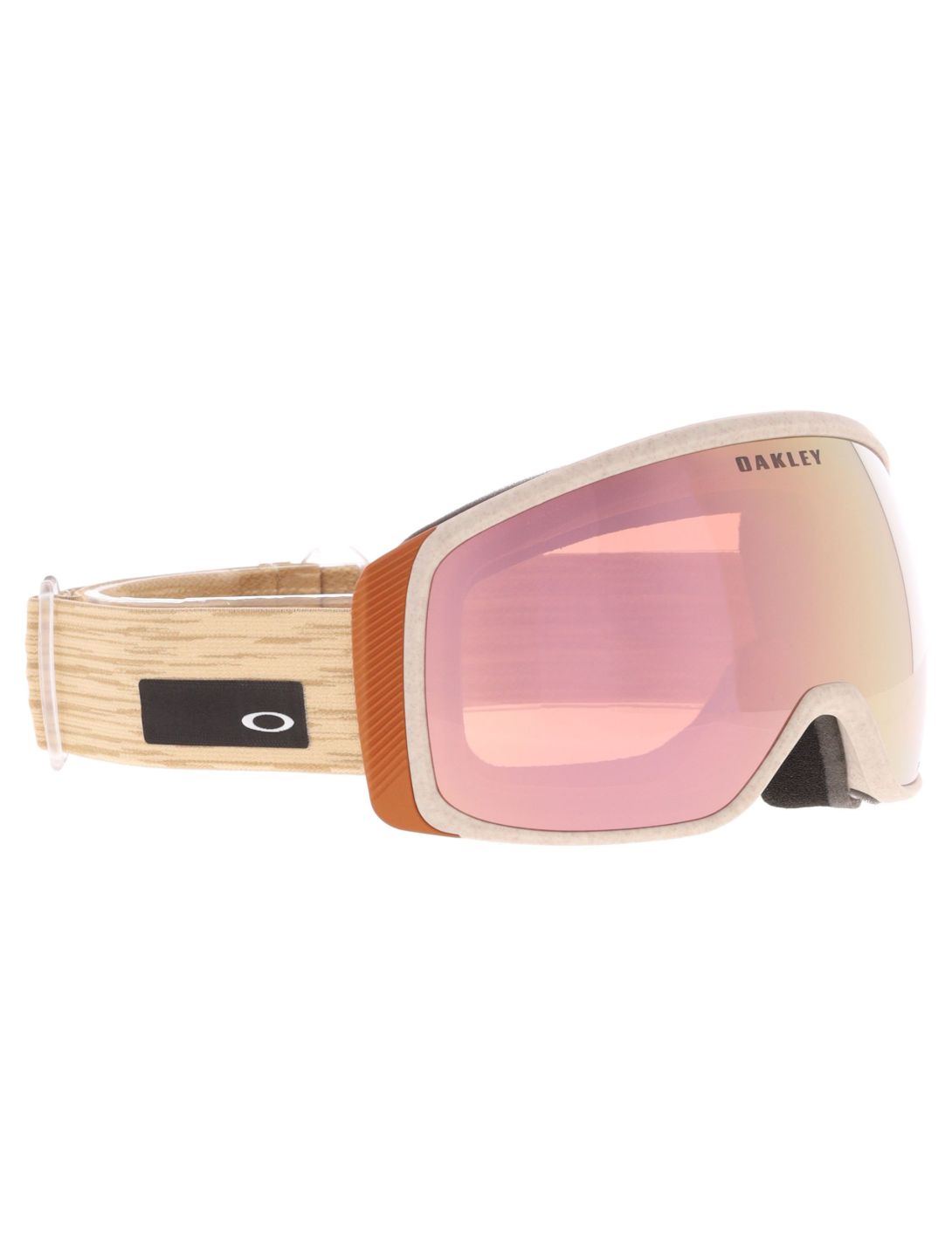 Oakley, Flight Tracker M gogle unisex Curry Stone - Prizm Snow Rose Gold Iridium czerwony 