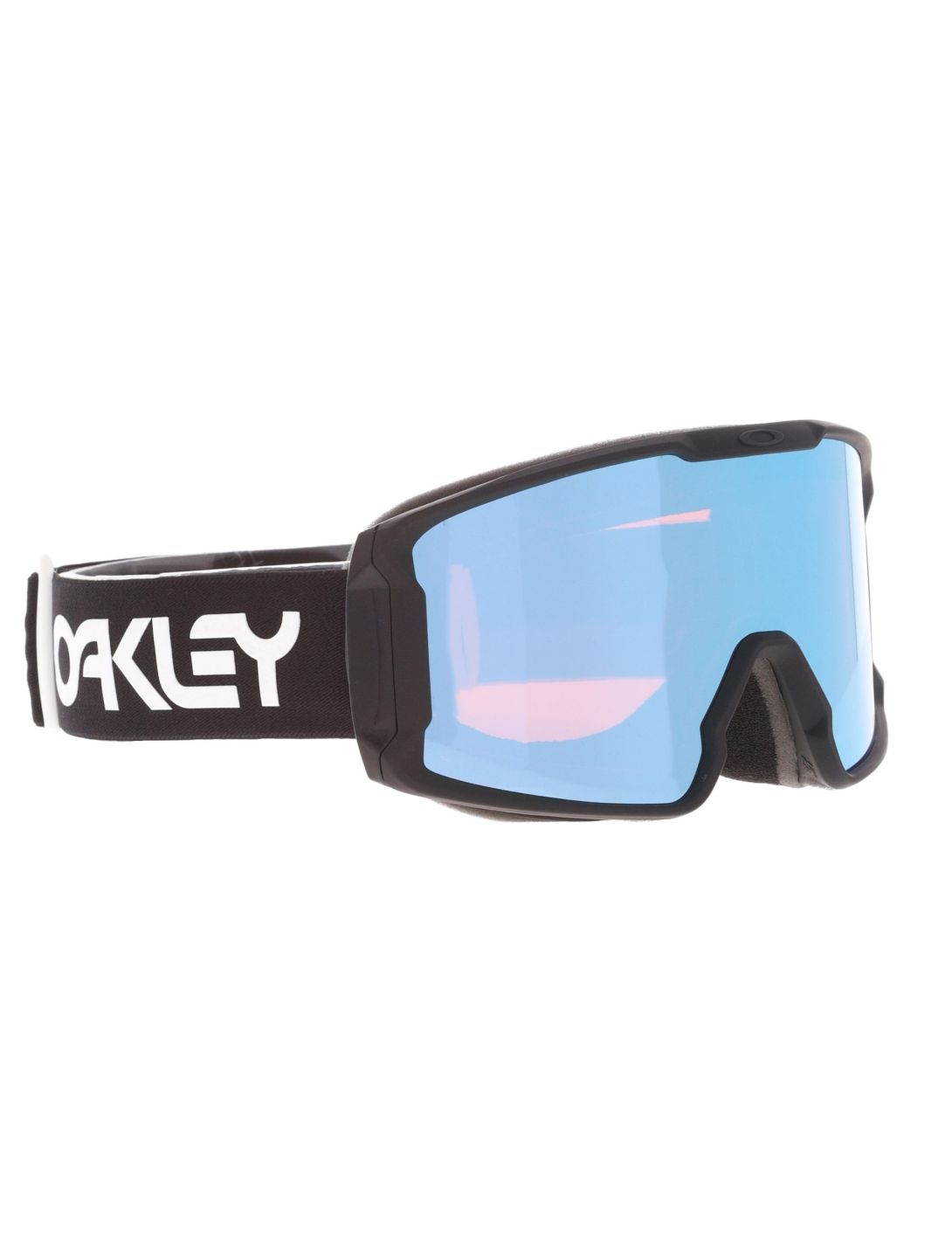 Oakley, Line Miner M gogle unisex Factory Pilot Black - Prizm Sapphire Iridium biały, czarny 