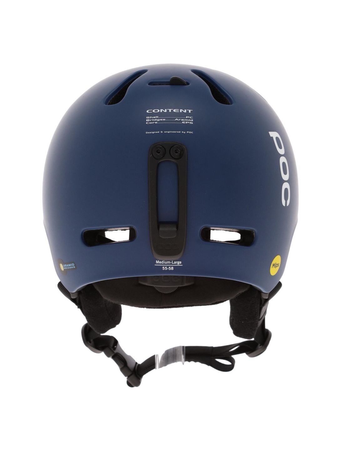 POC, Fornix MIPS kask unisex Lead Blue Matt niebieski 