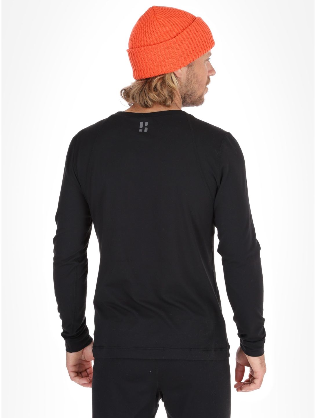 Poederbaas, Lightweight Baselayer koszulka termoaktywna mężczyźni Black czarny 