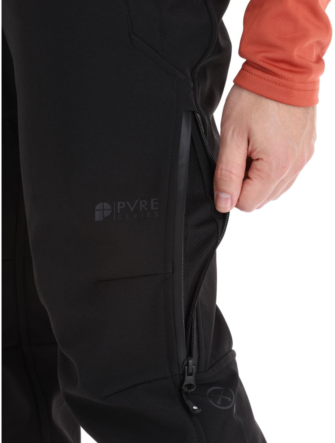 Protest, Hollow spodnie softshell mężczyźni True Black czarny 