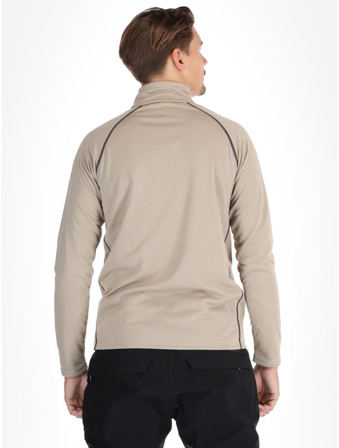 Protest, PRTKODY 1/4 zip bluza mężczyźni Bamboo Beige beżowy 