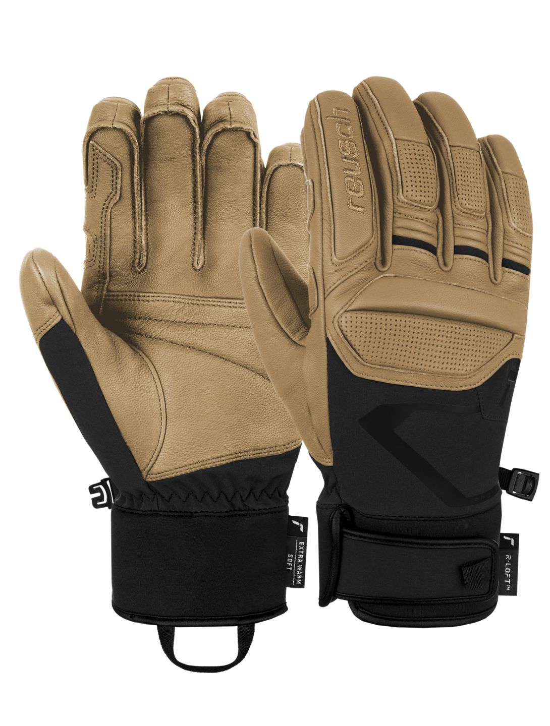 Reusch, Pro RC rękawiczki mężczyźni Black / Tan brązowy, czarny 