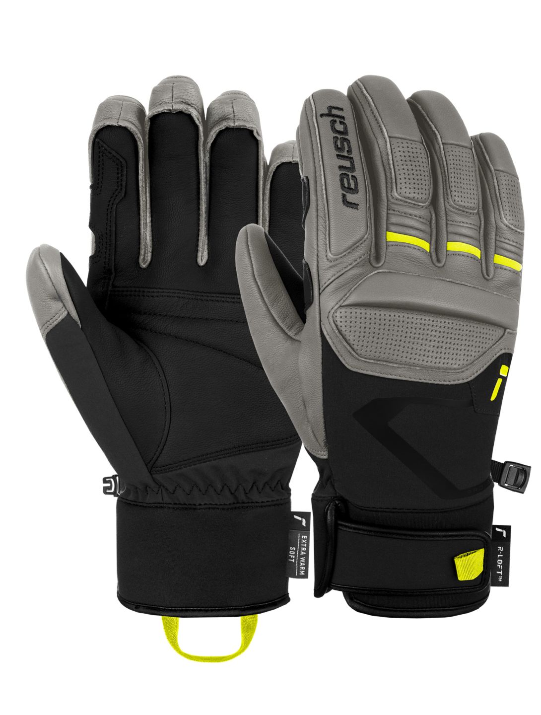 Reusch, Pro RC rękawiczki mężczyźni Steel Grey / Black czarny, szary 