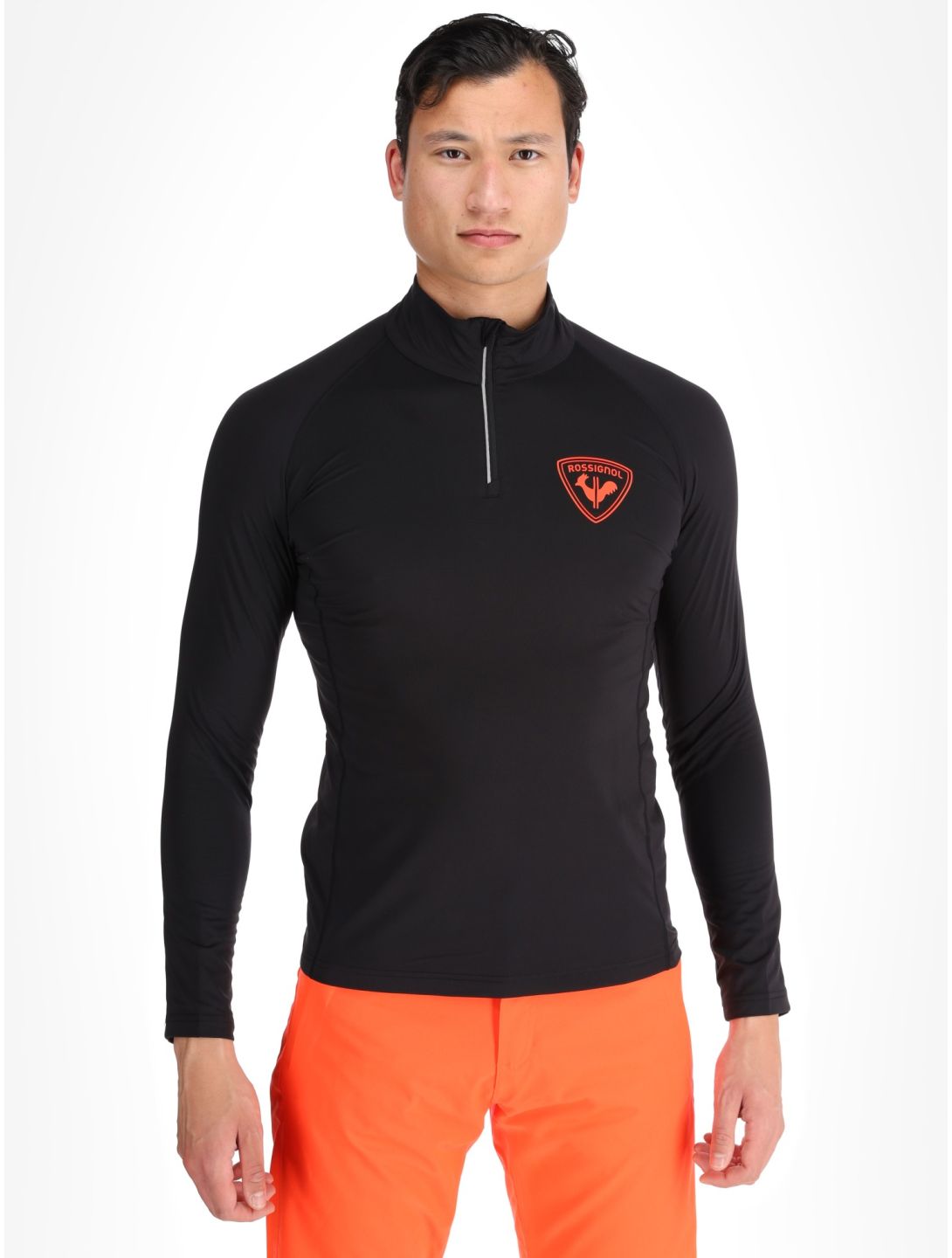 Rossignol, New Hero Classique 1/2 Zip bluza mężczyźni Black czarny 