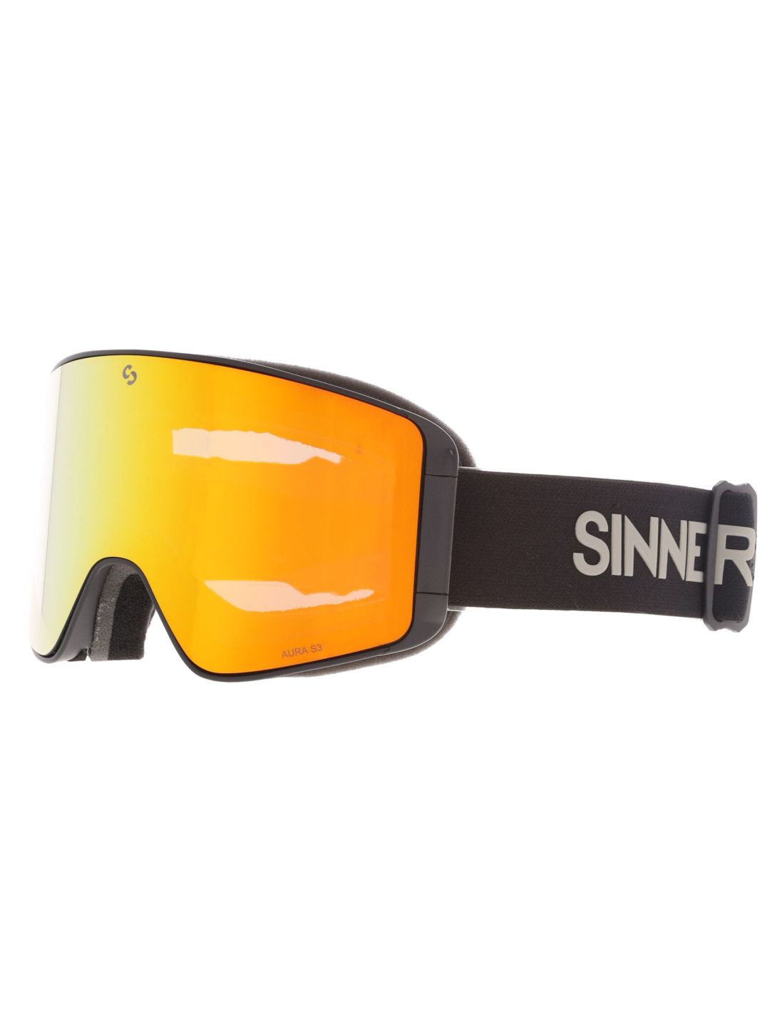 Sinner, Aura gogle dodatkowa szyba unisex Matt Black czarny 