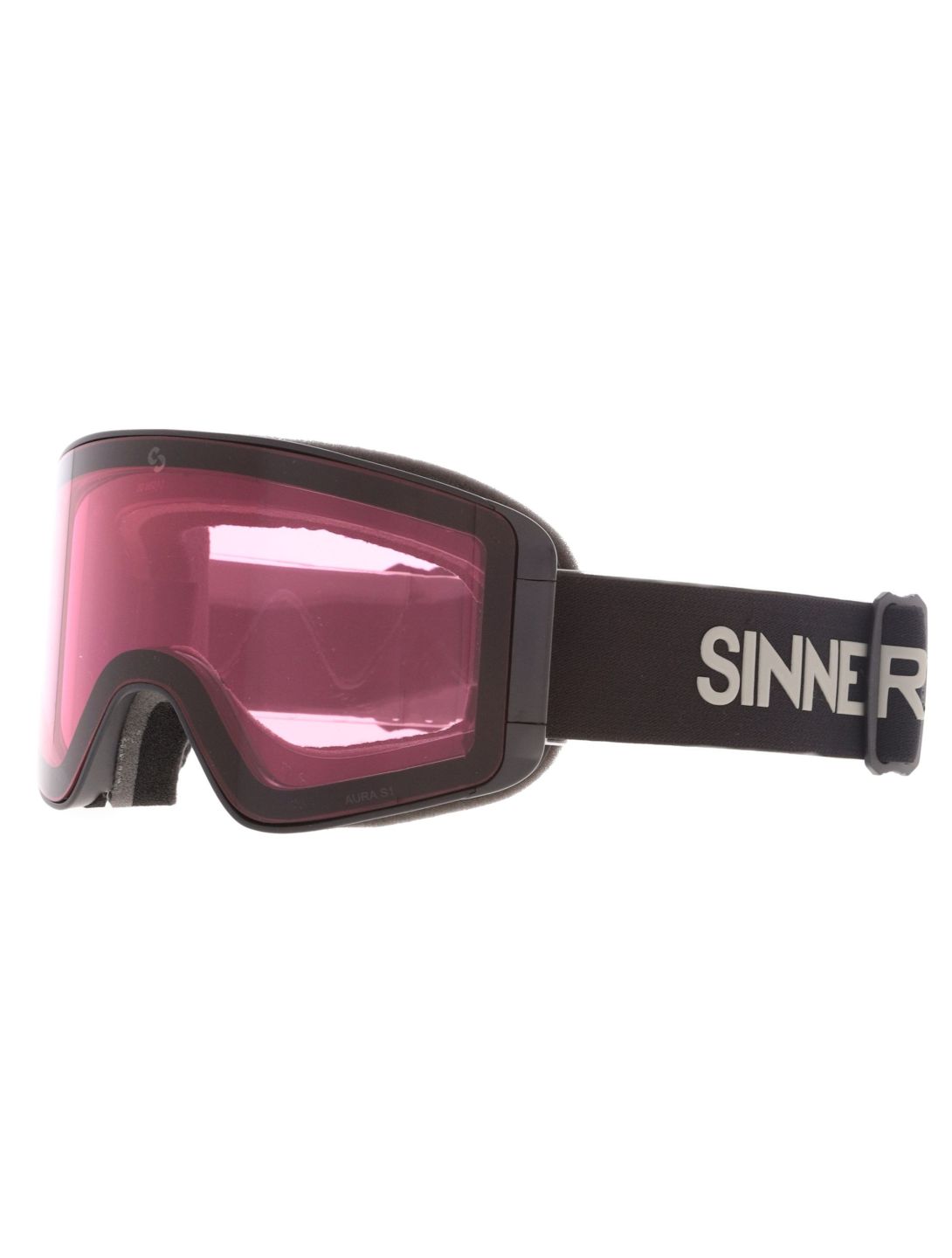 Sinner, Aura gogle dodatkowa szyba unisex Matt Black czarny 