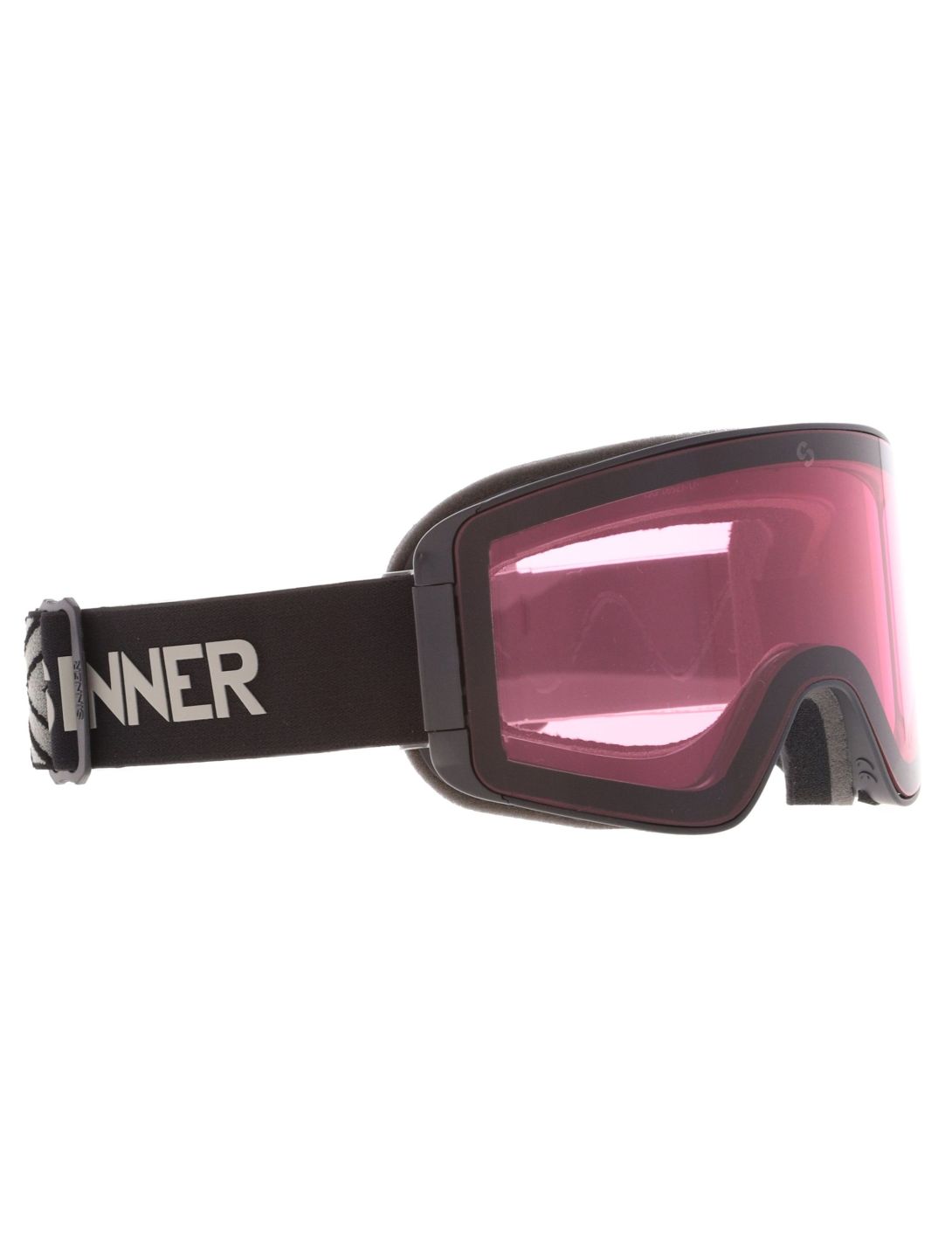 Sinner, Aura gogle dodatkowa szyba unisex Matt Black czarny 