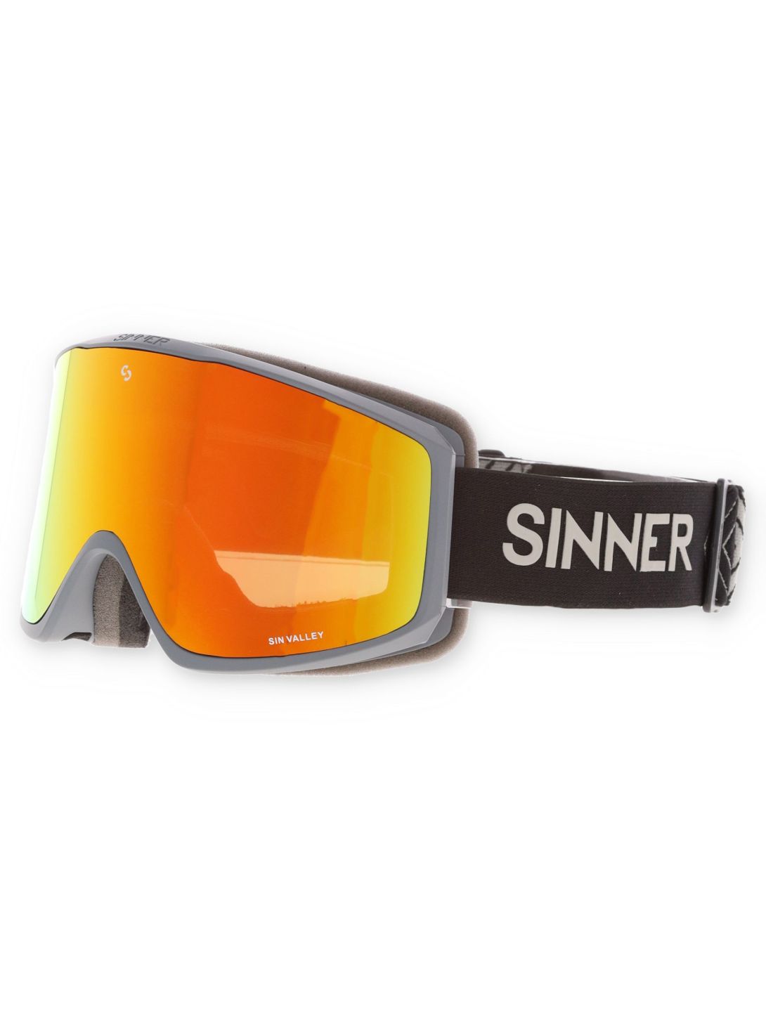 Sinner, Sin Valley gogle unisex Matt Dark Grey szary 