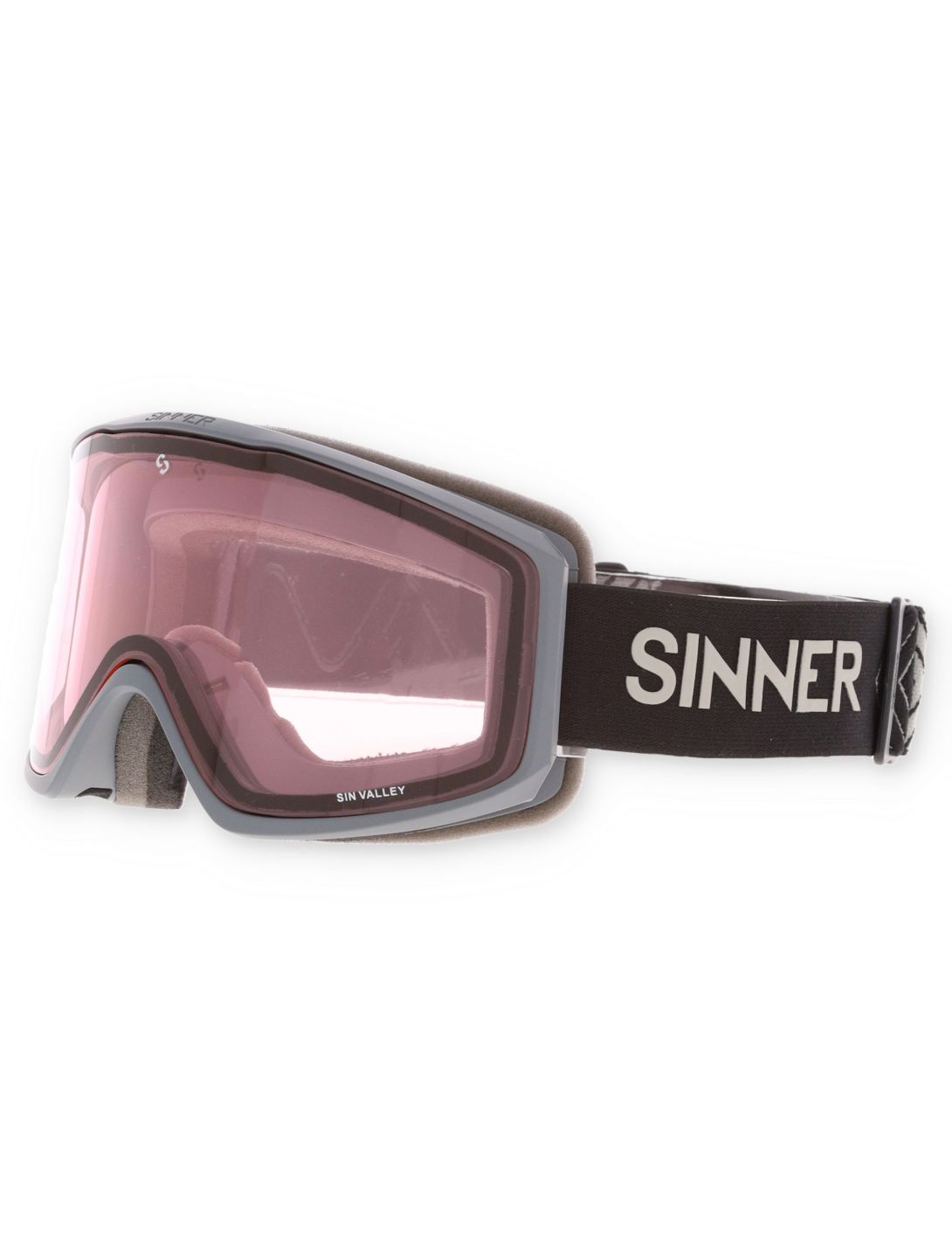 Sinner, Sin Valley gogle unisex Matt Dark Grey szary 