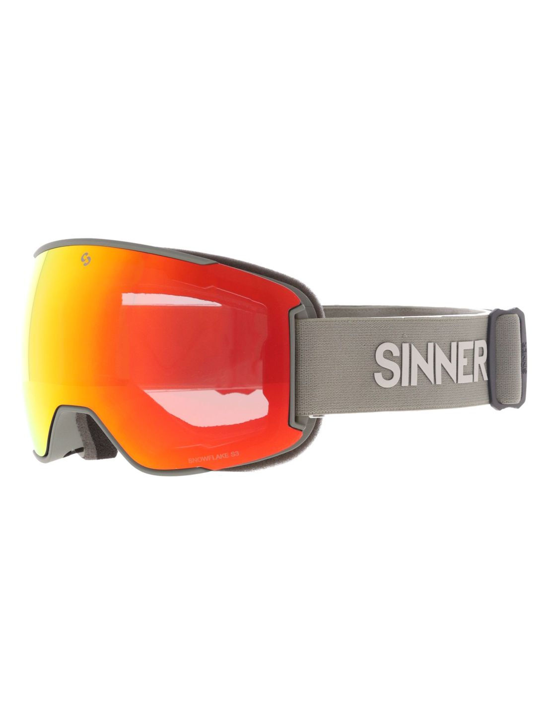 Sinner, Snowflake gogle dodatkowa szyba unisex Matt Moss zielony 