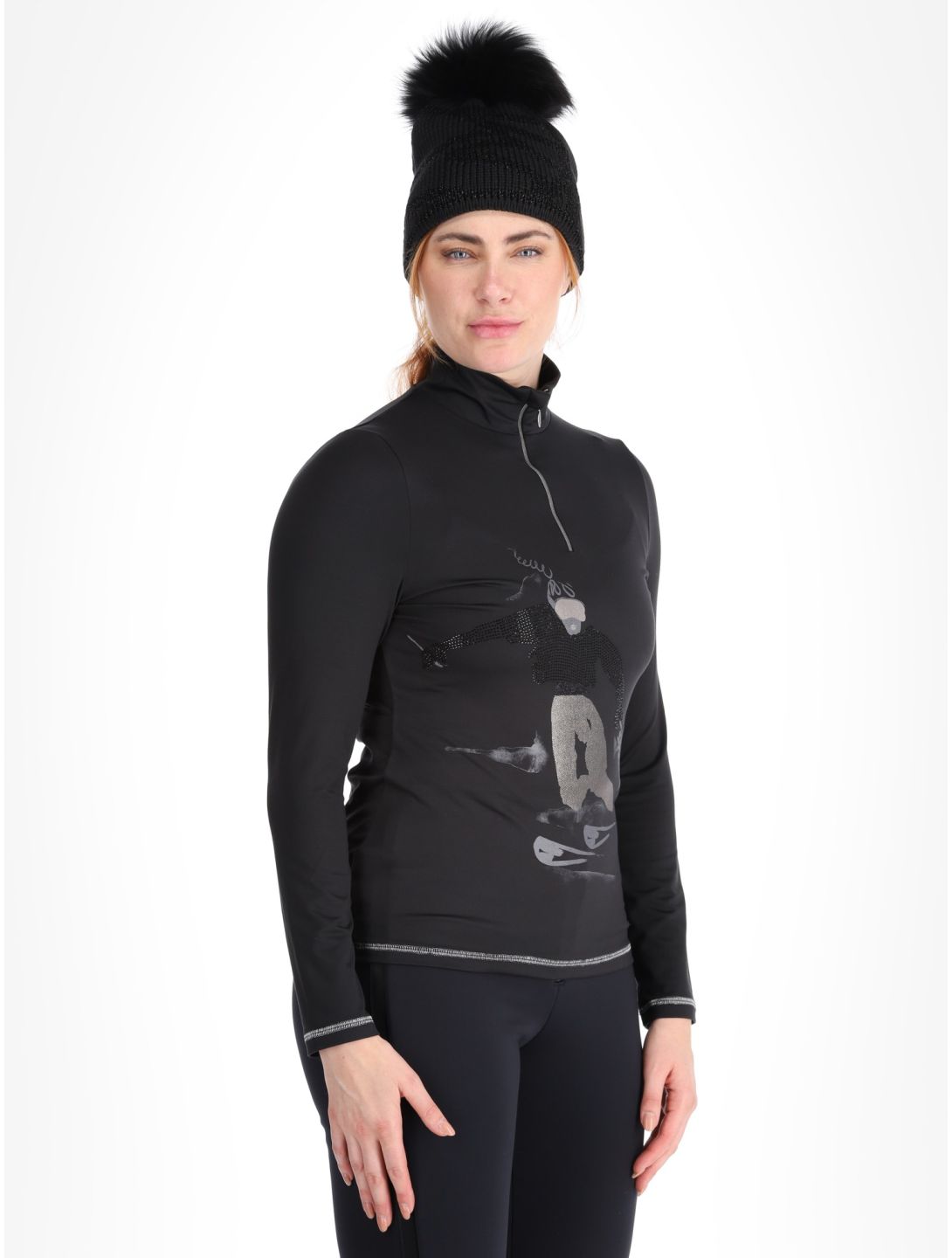 Sportalm Kitzbühel, Holy bluza kobiety Black czarny 