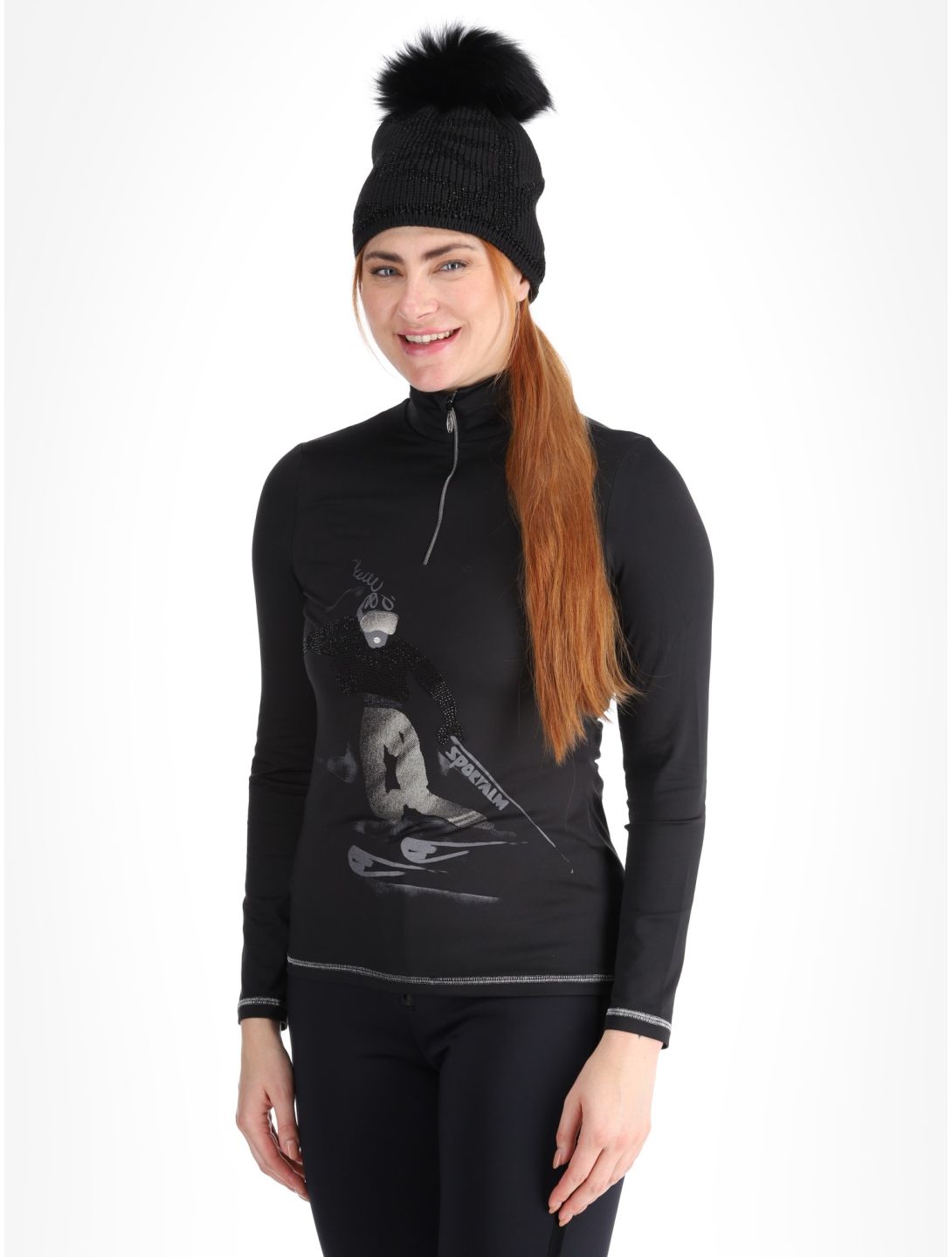 Sportalm Kitzbühel, Holy bluza kobiety Black czarny 