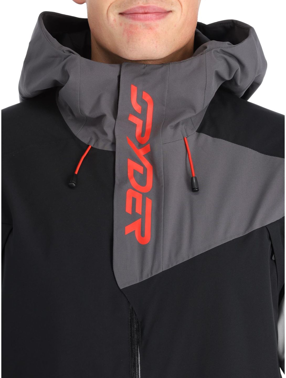 Spyder, Utility Snowsuit kombinezon narciarski mężczyźni Black czarny 