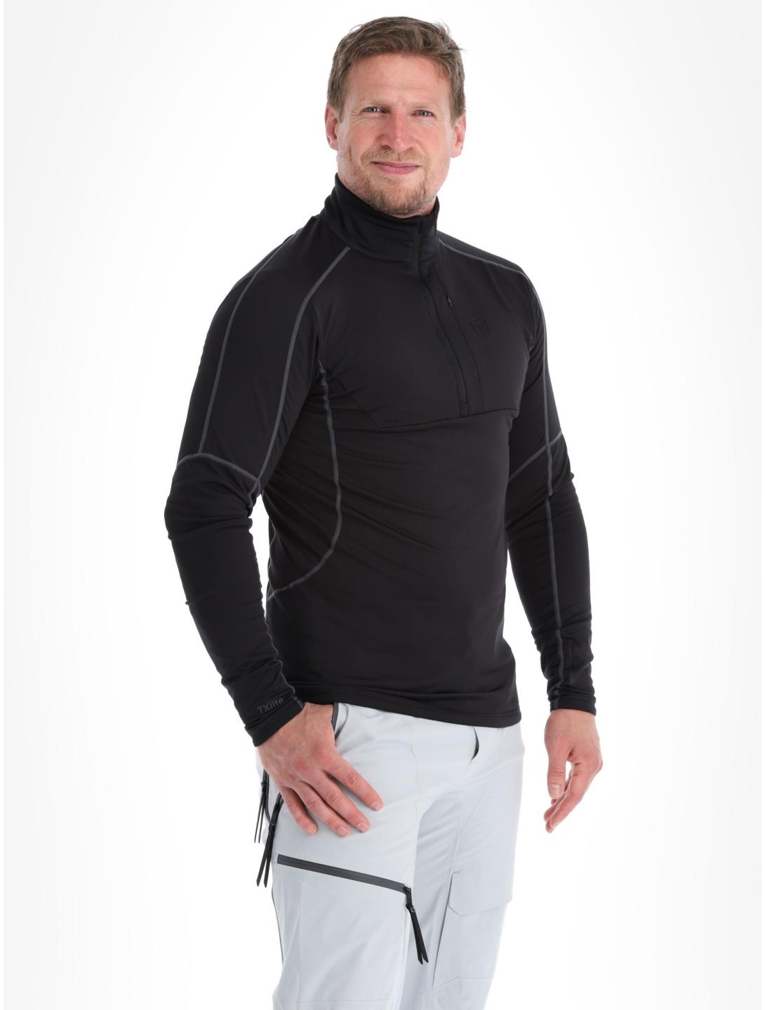 Tenson, TXlite Half Zip bluza mężczyźni Black czarny 