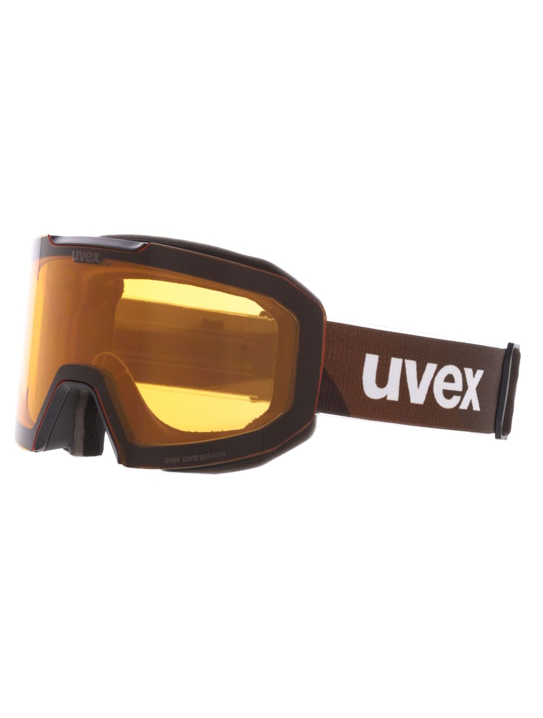 Uvex, Evidnt Attract Cv Dl/fm gogle unisex Black Matt / Mirror Copper brązowy, czarny 