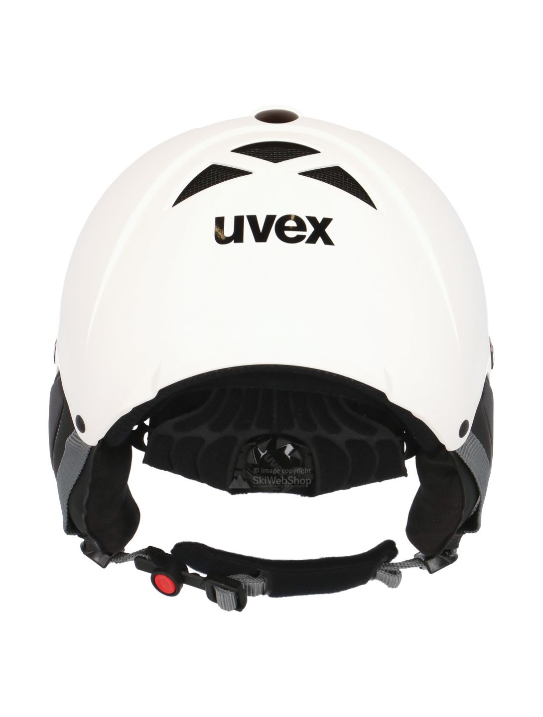 Uvex, HLMT 300 Visor Vario kask narciarski, white mat